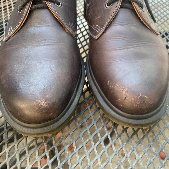 Women's Dr. Martens Gothic Purple 1461 Leather Oxford - Picture 6 of 6